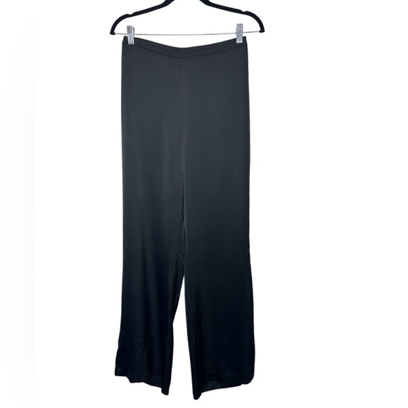 OAK + FORT Pants - OAK + FORT Wide Leg Pants Black